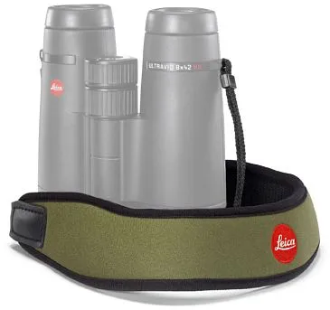 Ремень Leica для биноклей, неопреновый, оливковый
