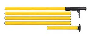 Штанга телескопическая для лазерного уровня Ermenrich Reel TWR30, 3,36 м, изображение 1