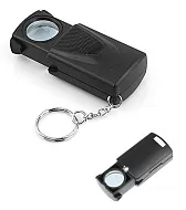 Лупа ювелирная 45x, пластик, с подсветкой (19-21)