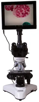 Микроскоп цифровой Levenhuk MED D25T LCD, тринокулярный, изображение 3