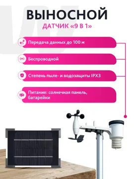 Метеостанция Levenhuk Wezzer PRO LP700, изображение 16