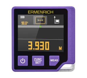 Цифровой уровень с лазерной рулеткой («3 в 1») Ermenrich Verk LQ60, изображение 4