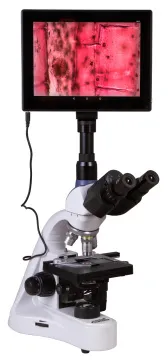 Микроскоп цифровой Levenhuk MED D10T LCD, тринокулярный, изображение 5