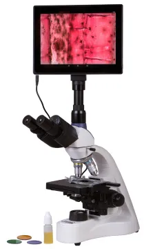 Микроскоп цифровой Levenhuk MED D10T LCD, тринокулярный, изображение 2