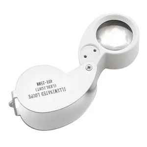 Лупа складная Veber 40x, 25 мм, с подсветкой (21011), изображение 2