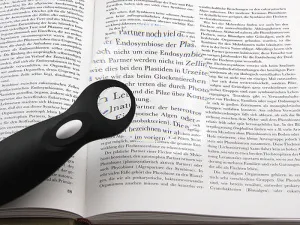 Лупа на ручке Veber 3/6x, 90 мм, с подсветкой (G-288-090), изображение 2