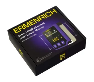 Цифровой уровень с лазерной рулеткой («3 в 1») Ermenrich Verk LQ60, изображение 9