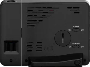 Часы проекционные BALDR B0367WST2H2R-V1 с датчиком, черные, изображение 3