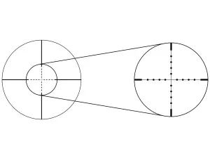Прицел оптический GAUT Quartz 4x32, сетка 3 (Mil-Dot), изображение 7