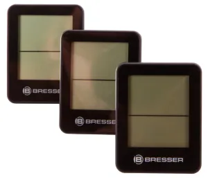 Гигрометр и термометр Bresser Temeo Hygro, набор 3 шт., черный, изображение 2