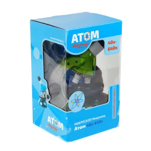 Микроскоп Микромед «Атом» 40–640x, лайм, изображение 6