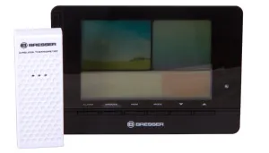 Метеостанция Bresser MeteoTrend Colour с радиоуправлением, черная, изображение 7